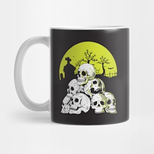 Skull Moon Smile Mug